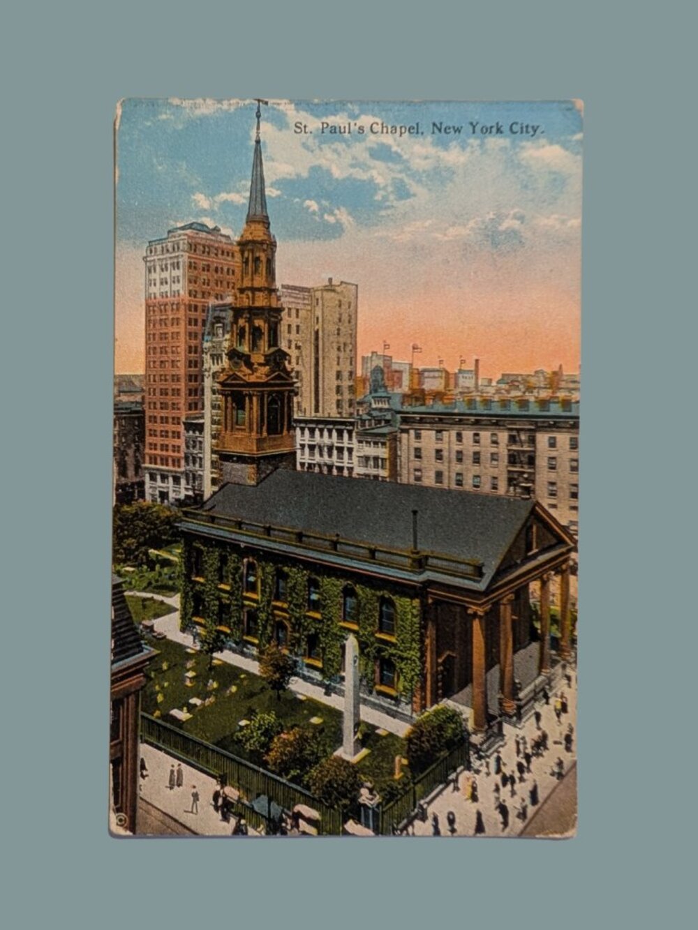 POSTCARD SALE 10/$20 Blank St. Paul's Chapel New York City Postcard